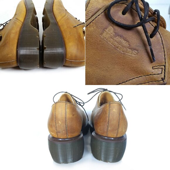 VTG DR. MARTENS Platform Oxfords  Y2K 90's  | Made in England Size 6 UK - Picture 7 of 10
